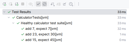 TestBalloon Example Test Run